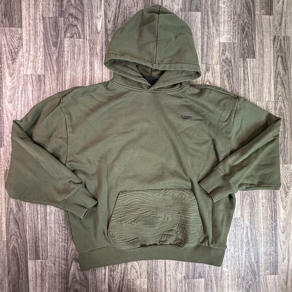 Vans Lizzie Armanto Olive Green Skate Hoodie Pullover - Picture 1 of 6